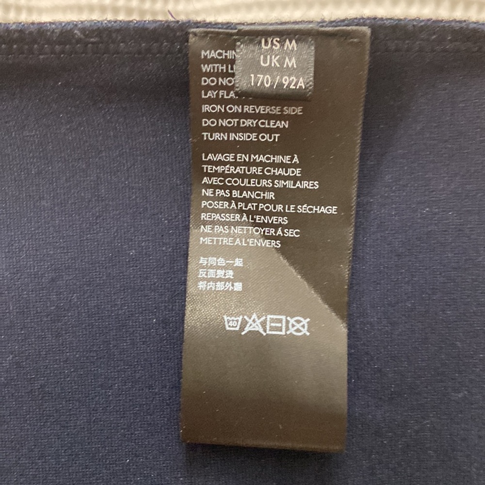 Women’s Urban Outfitters navy blue sparkle strapless bandeau/tube top. Size M - Picture 11 of 13